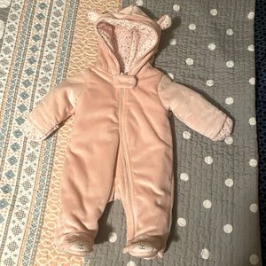 Light pink bear onesie